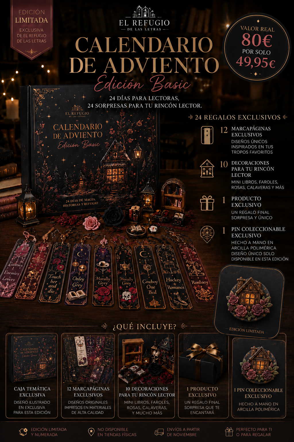 Caja de Adviento Basic – El Refugio de las Letras ✨
