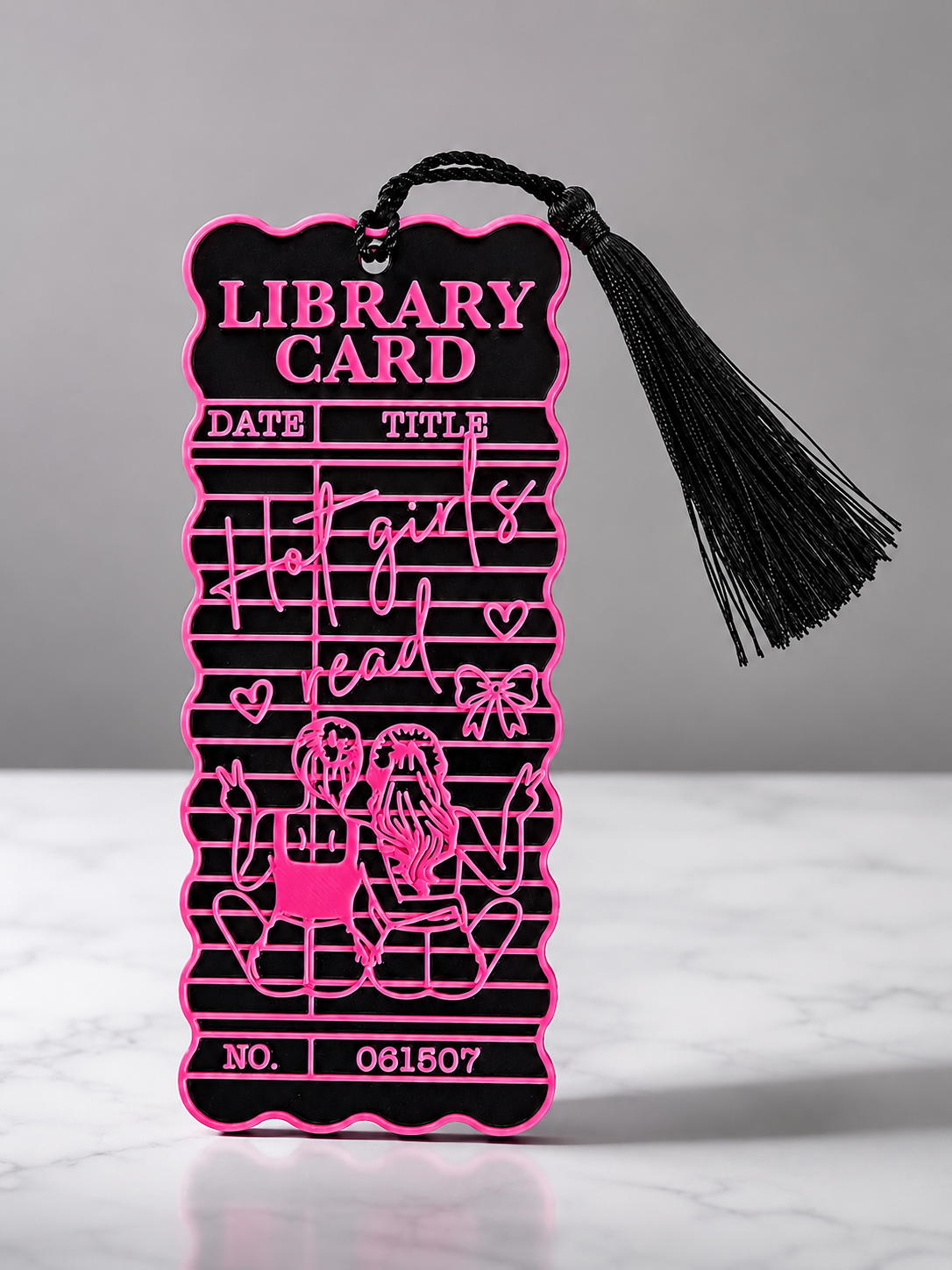 Marcapáginas “Library Card” – Para lectoras que convierten cada libro en una obsesión