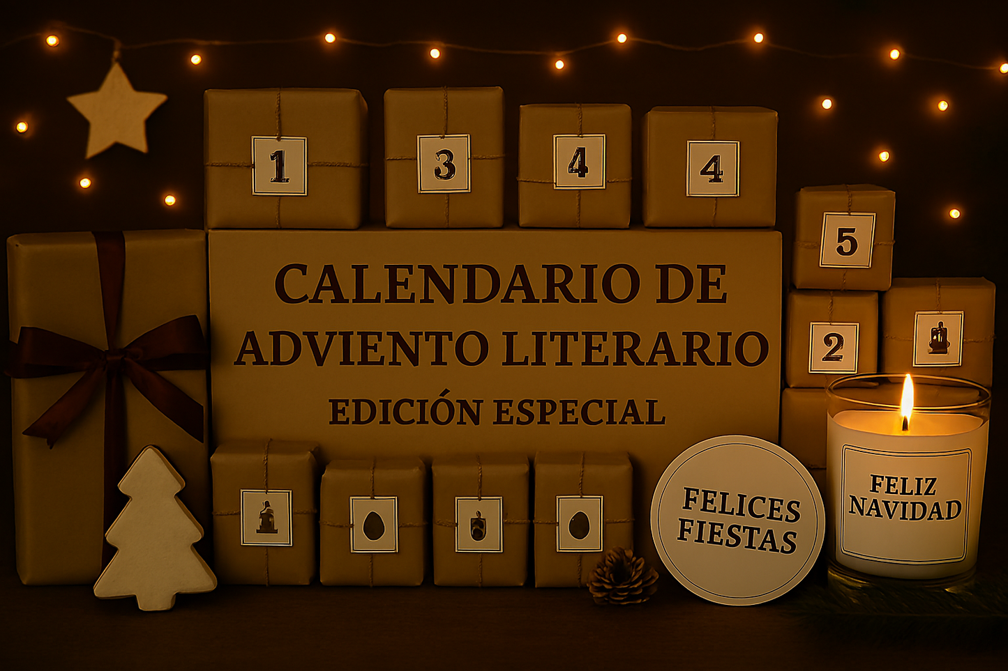 Calendario de Adviento del refugio le las letras