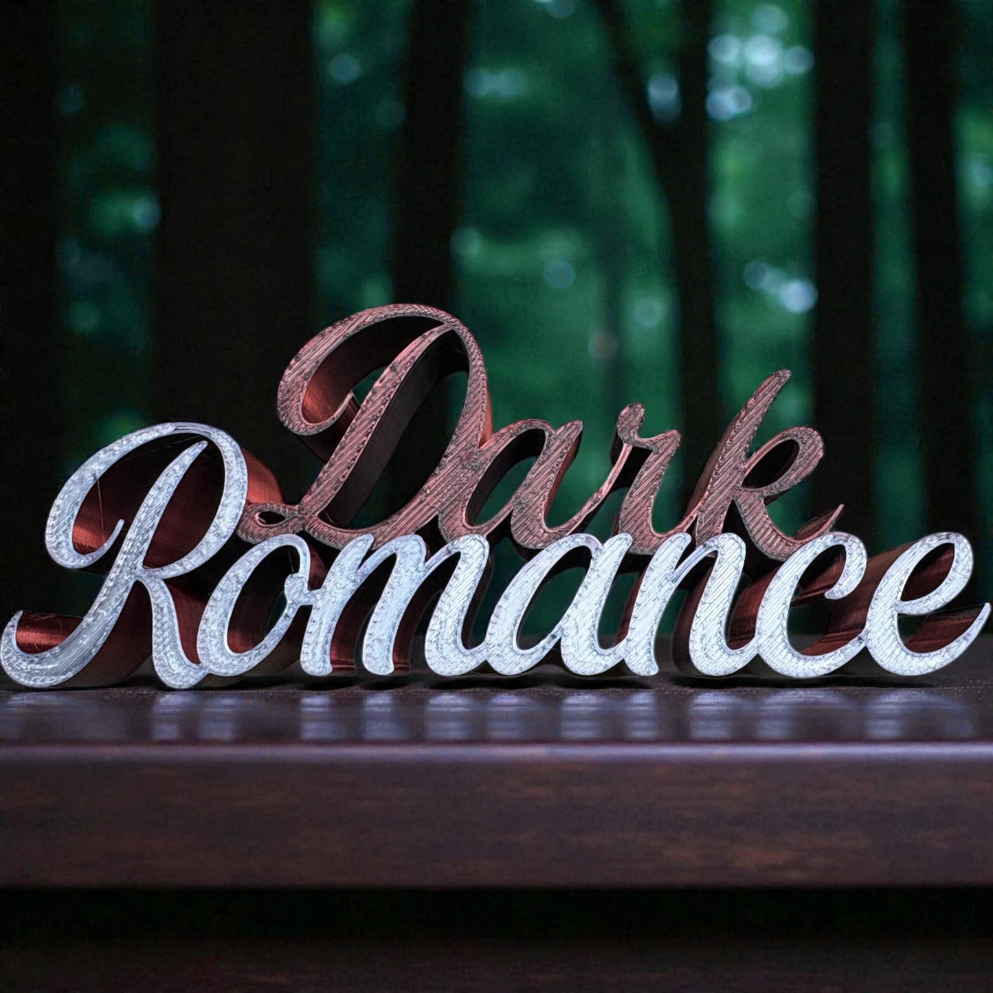 Adorno decorativo de estantería “Dark Romance”