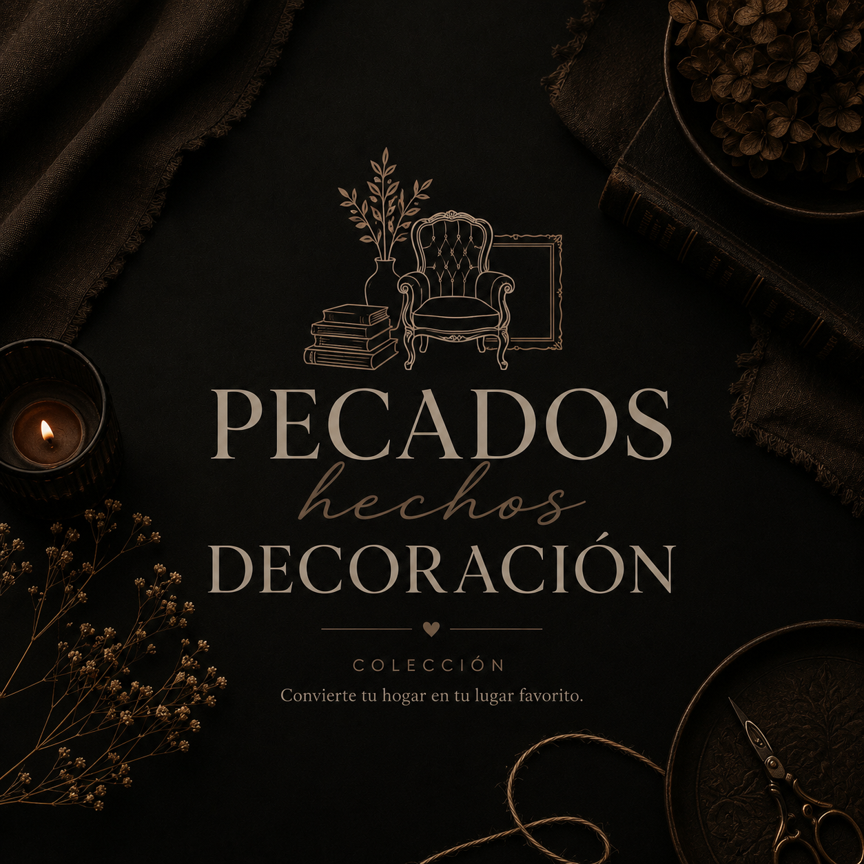 Pecados hechos decoración
