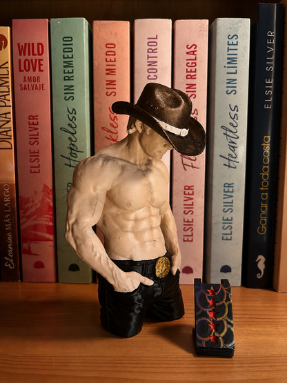 Figura Decorativa Inspirada en el Cowboy Romance