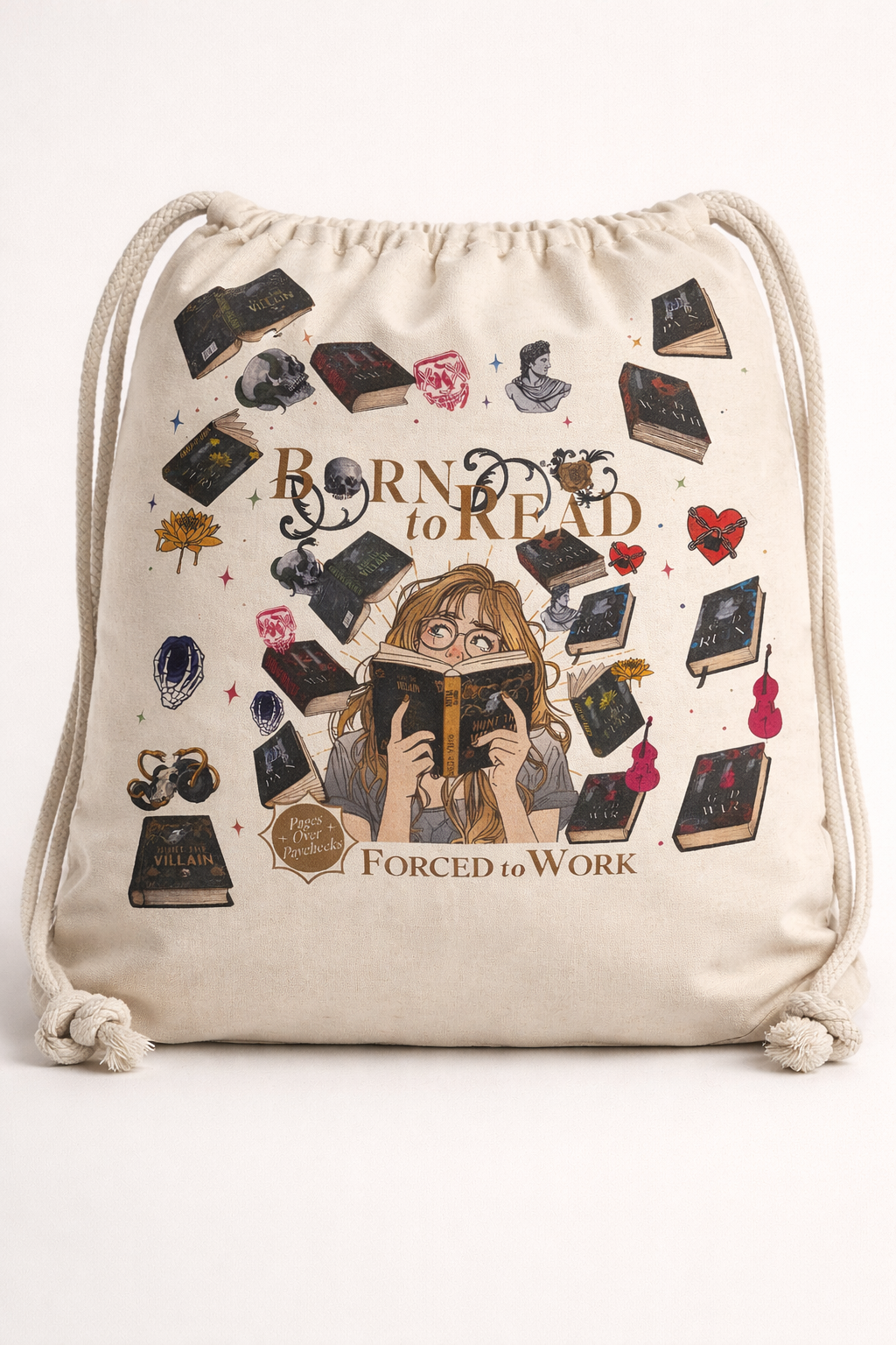 Mochila Nacida para leer y condenada a trabajar