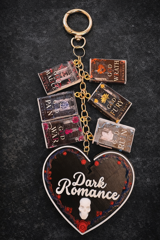 Cuelga bolso & accesorio móvil inspirado en el dark romance y Rina Kent