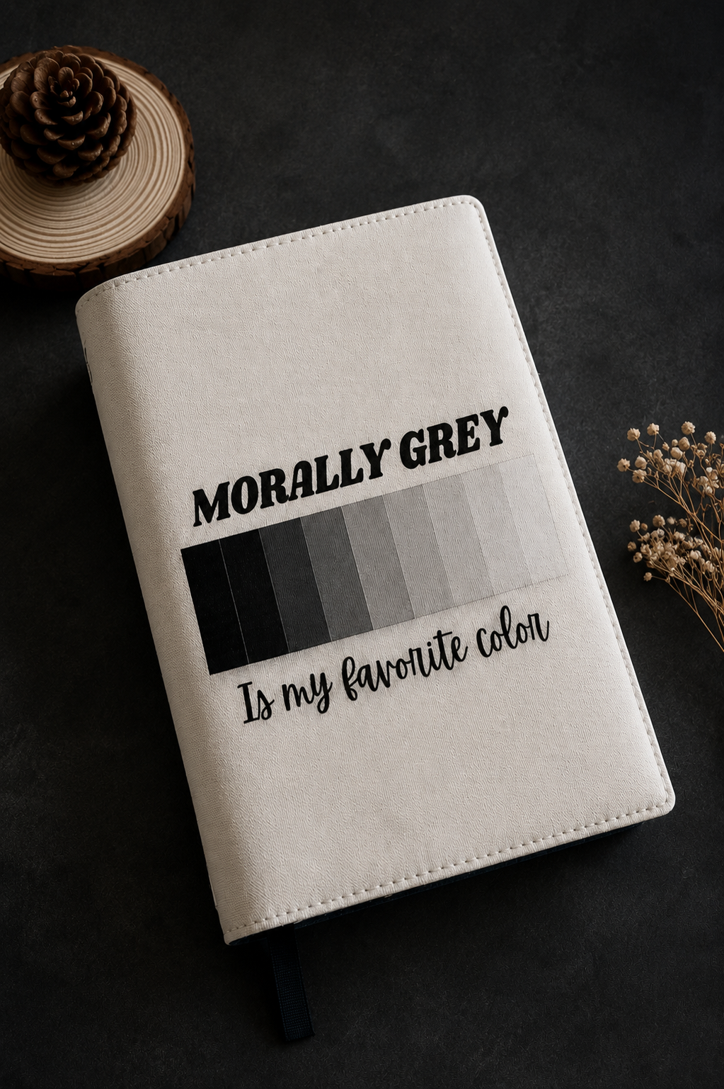 Funda de libro adaptable “Morally Grey”