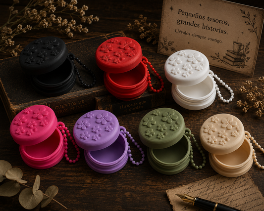 Flores del refugio llavero personalizable