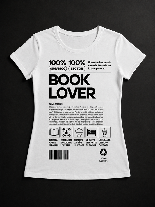 Camiseta de manga corta “Book Lover”