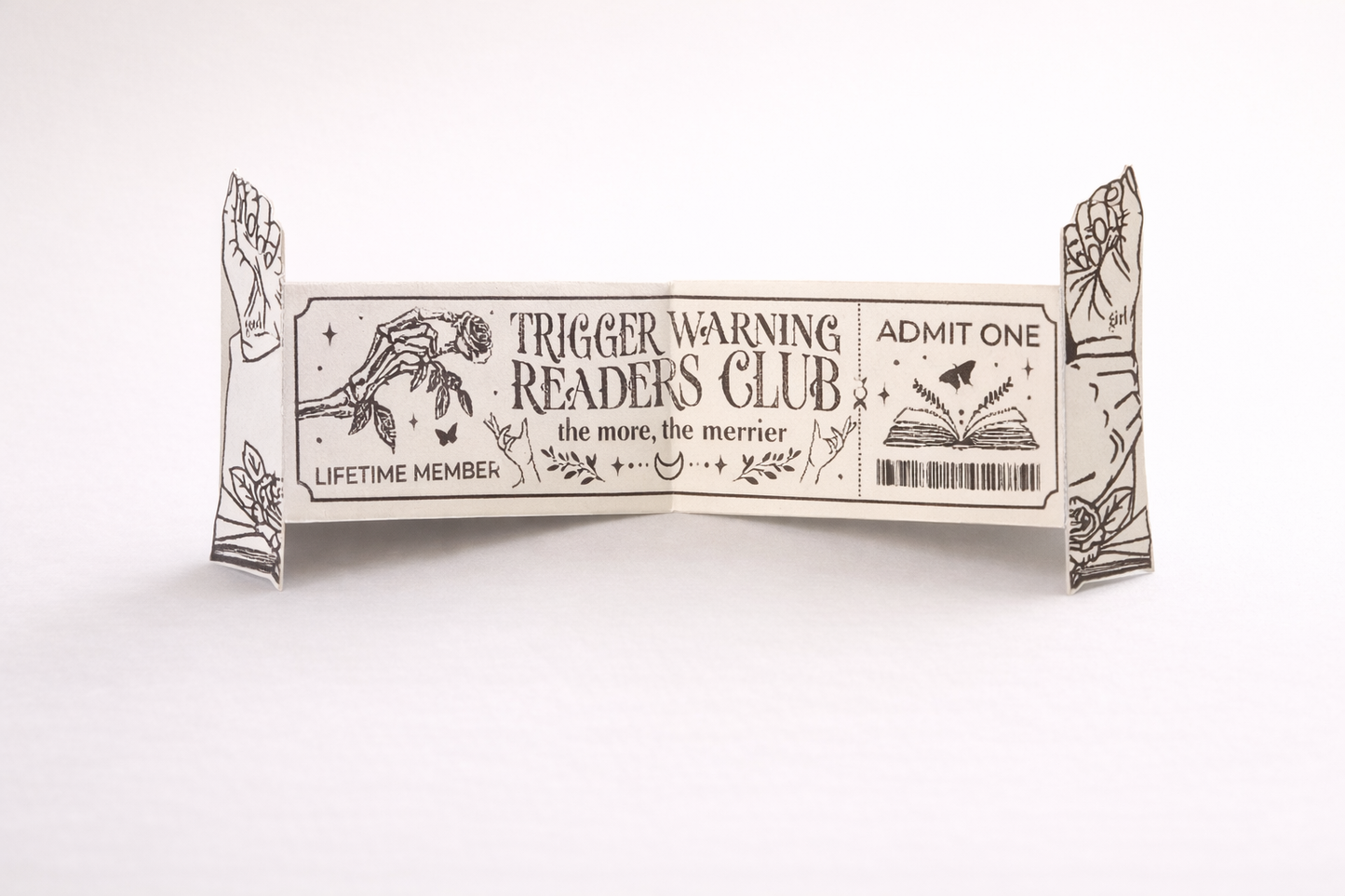 Marcapáginas Díptico “Good Girl” – Trigger Warning Readers Club