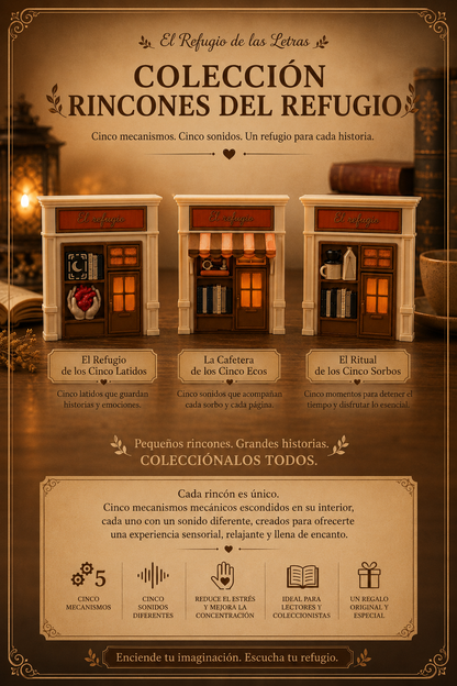 Clicker sensorial de colección con 5 mecanismos mecánicos