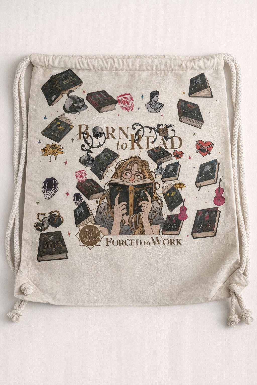 Mochila Nacida para leer y condenada a trabajar