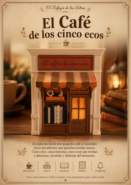 Clicker sensorial de colección con 5 mecanismos mecánicos