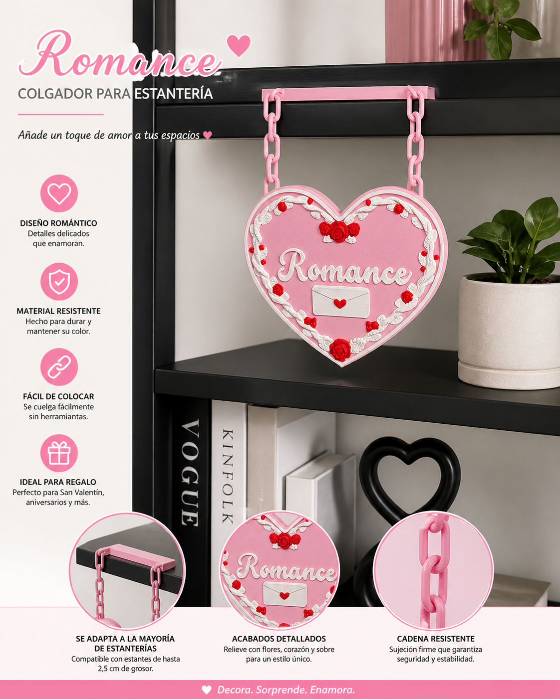 Colgador Romance