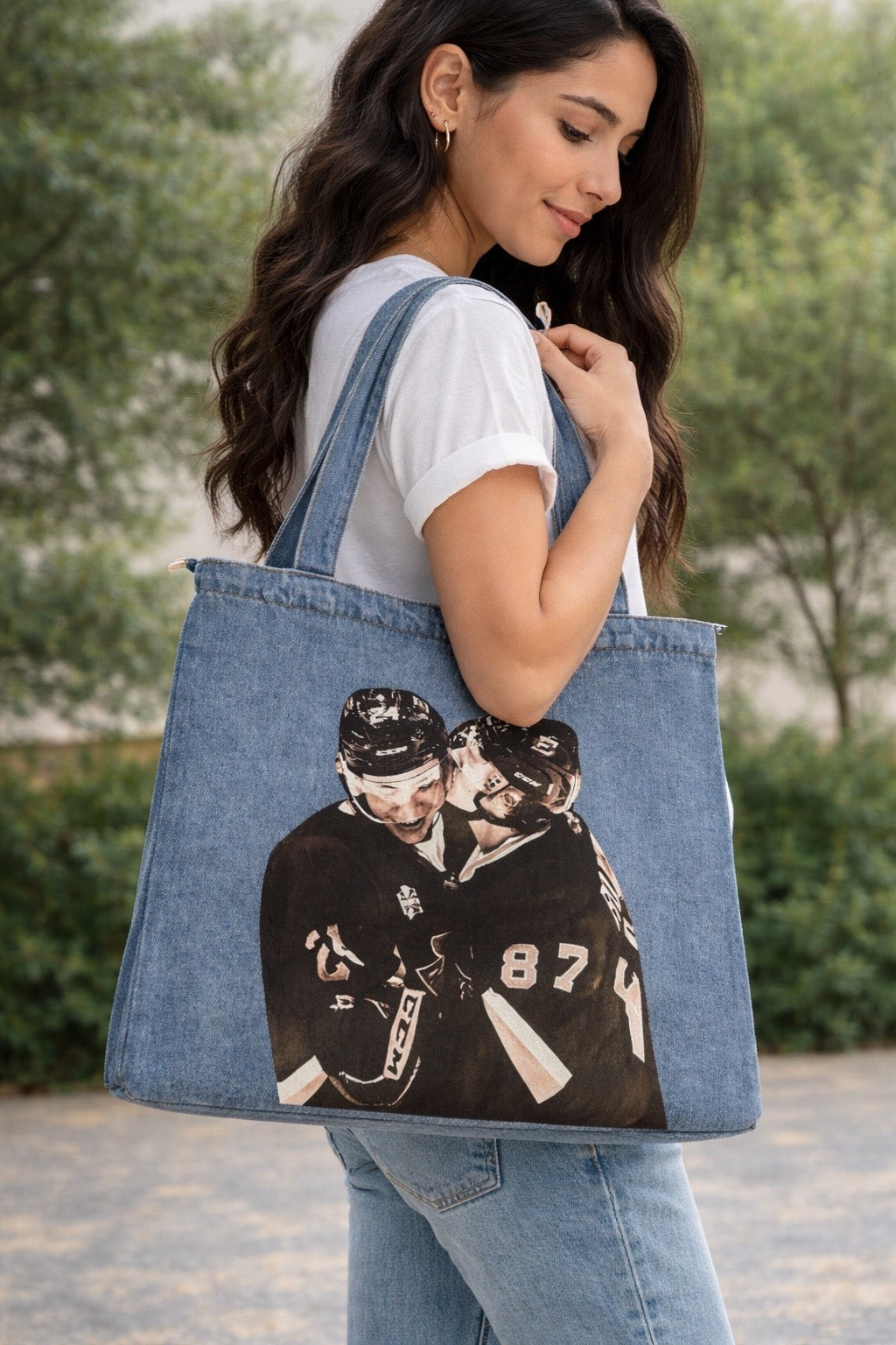 Bolso vaquero inspirado en Heated Rivalry