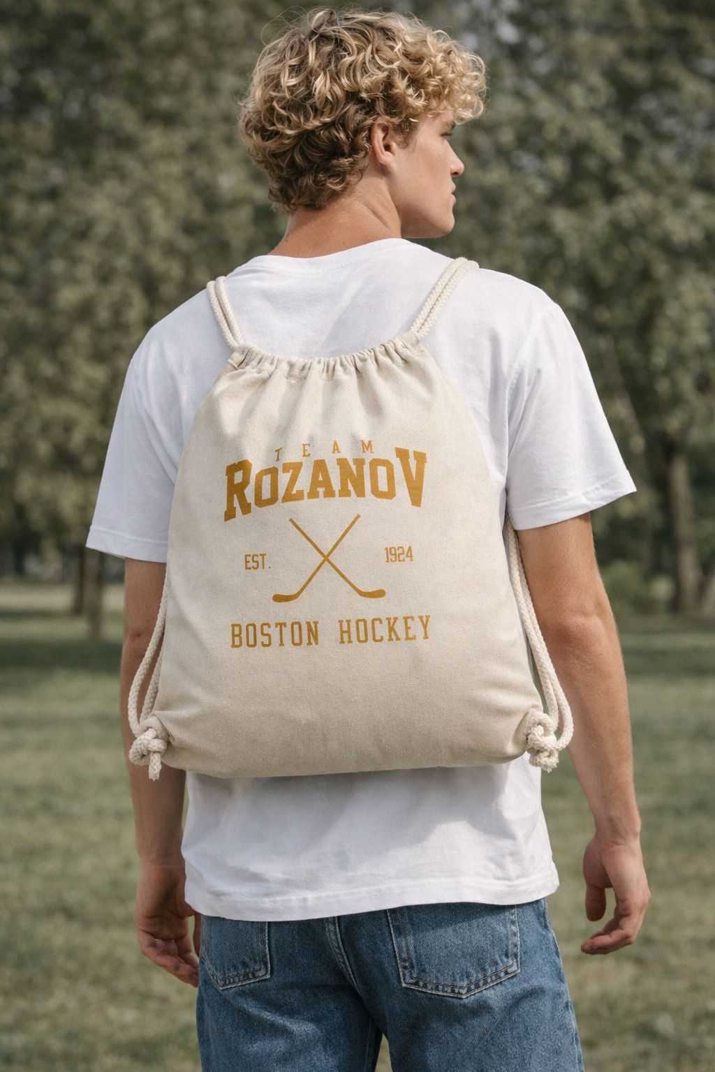 Mochila de cuerdas “Team Rozanov”  Inspirada en Heated Rivalry