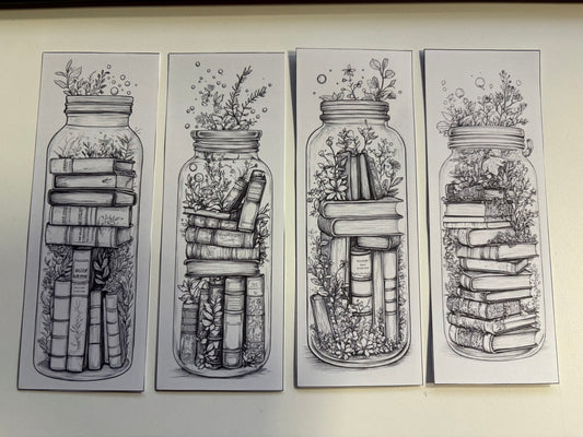 Colección de Marcapáginas para Colorear – ¡Haz de cada lectura una obra de arte!