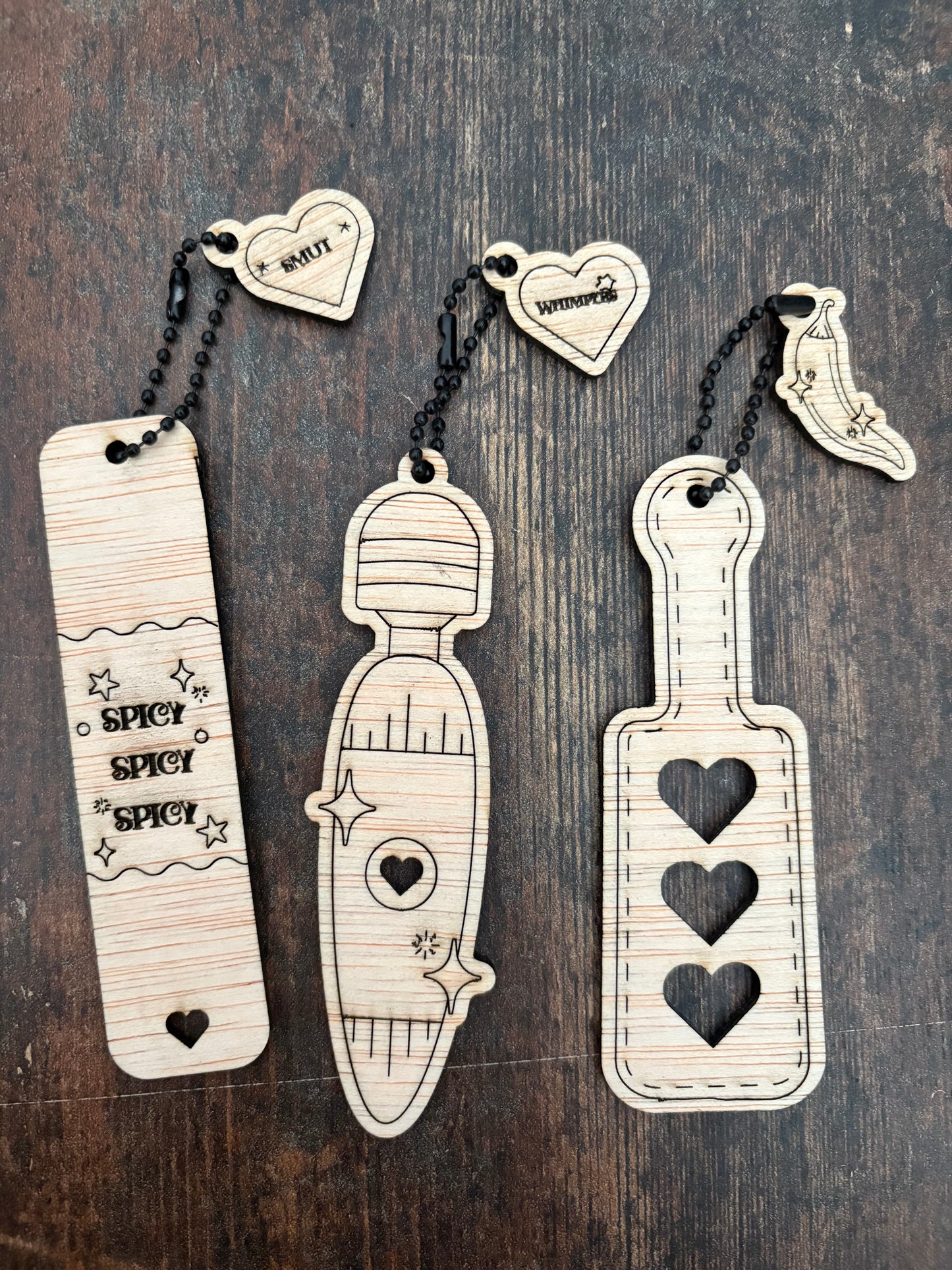 Colección de Marcapáginas SPICE – Edición Madera Grabada