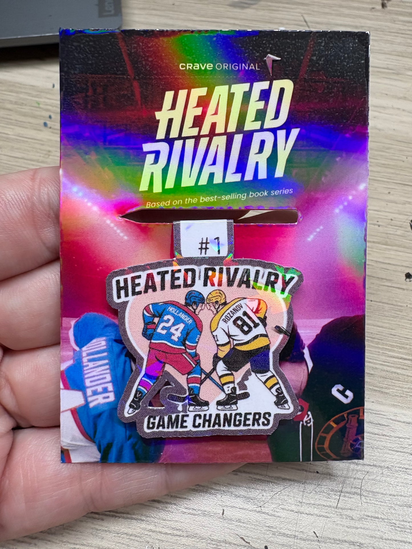 Marcapáginas mágico Heated Rivalry