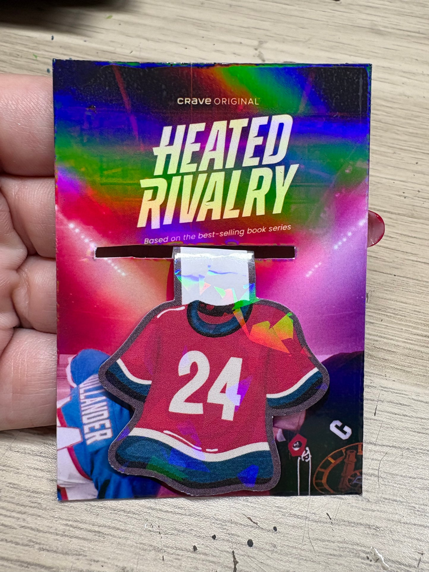 Marcapáginas mágico Heated Rivalry