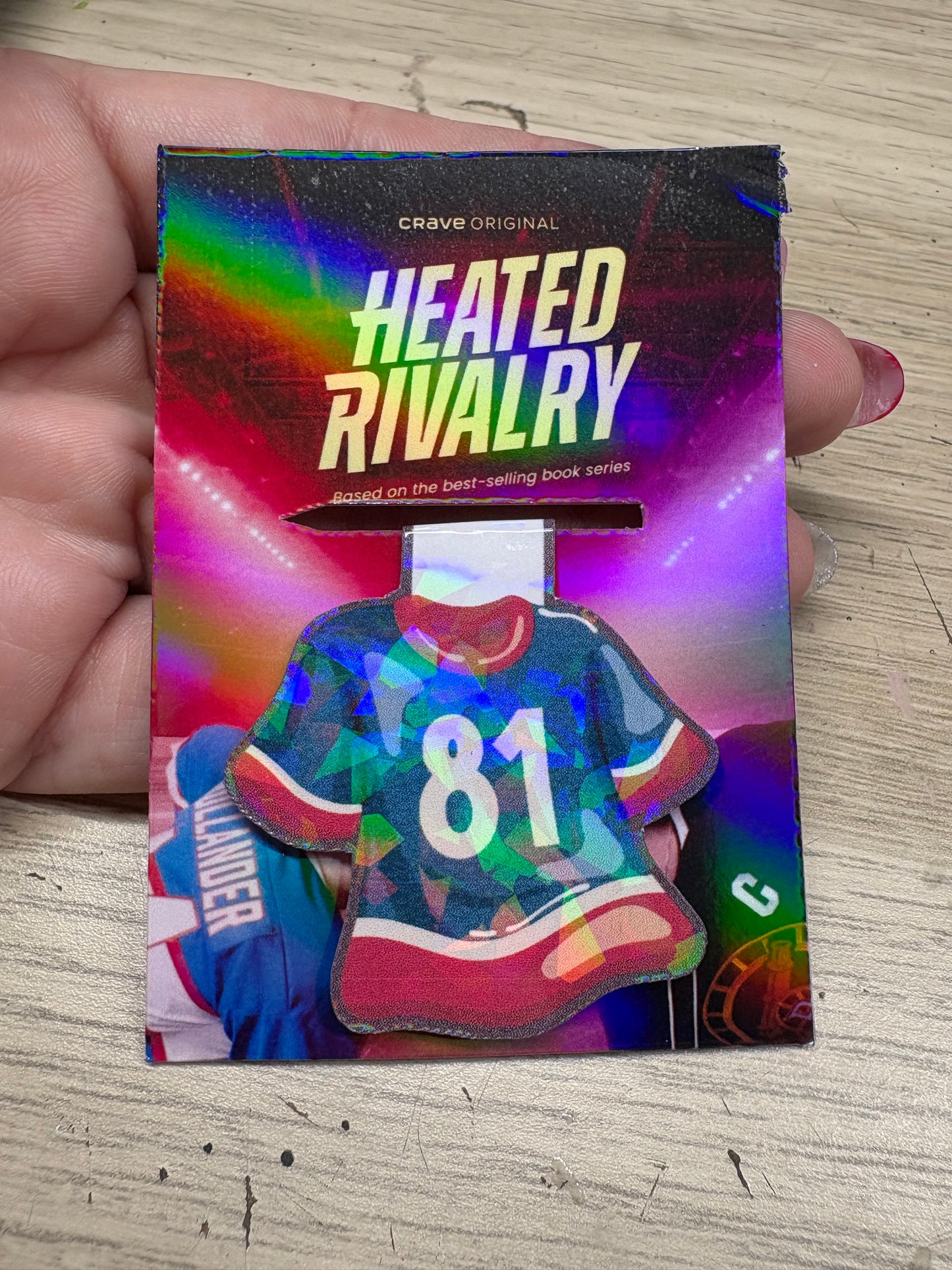 Marcapáginas mágico Heated Rivalry