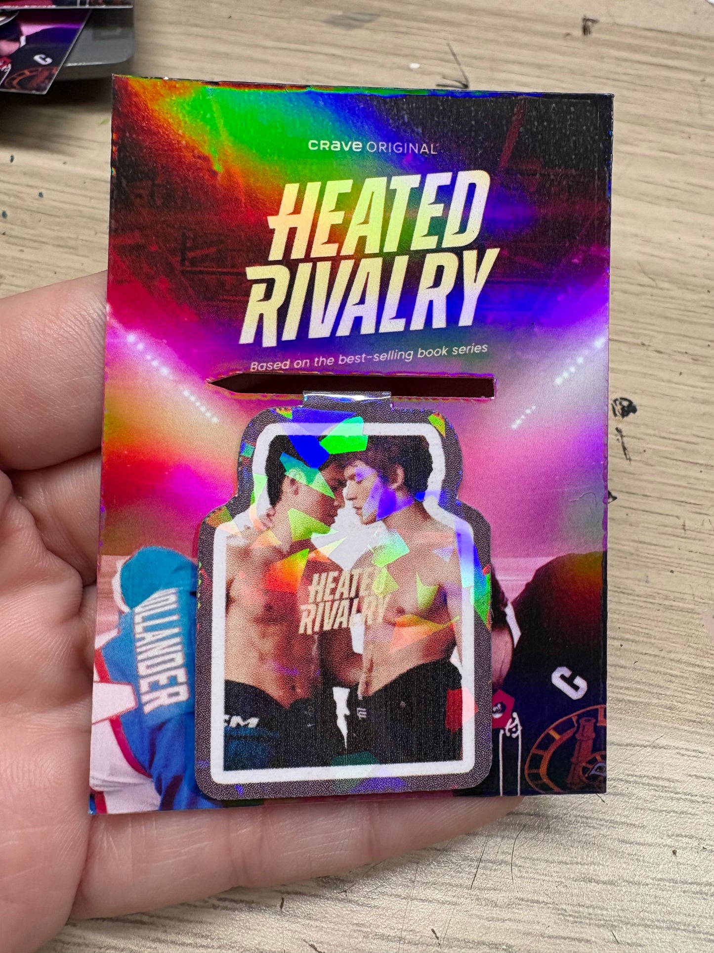 Marcapáginas mágico Heated Rivalry