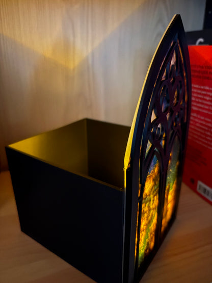 Ventana Nook Book con Luz — Refugio entre páginas