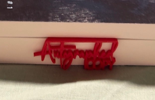 Marcapáginas Firma de Autor