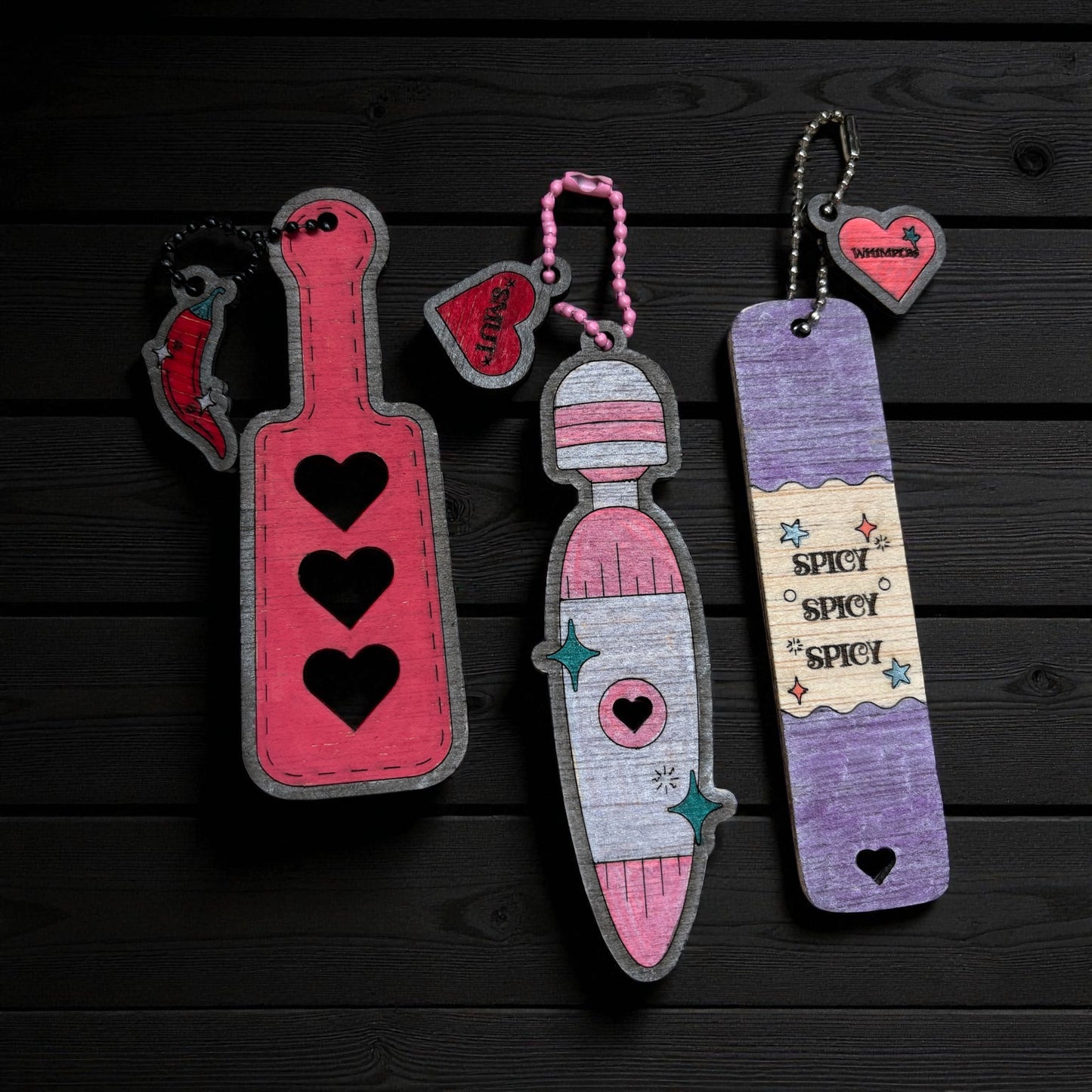 Colección de Marcapáginas SPICE – Edición Madera Grabada