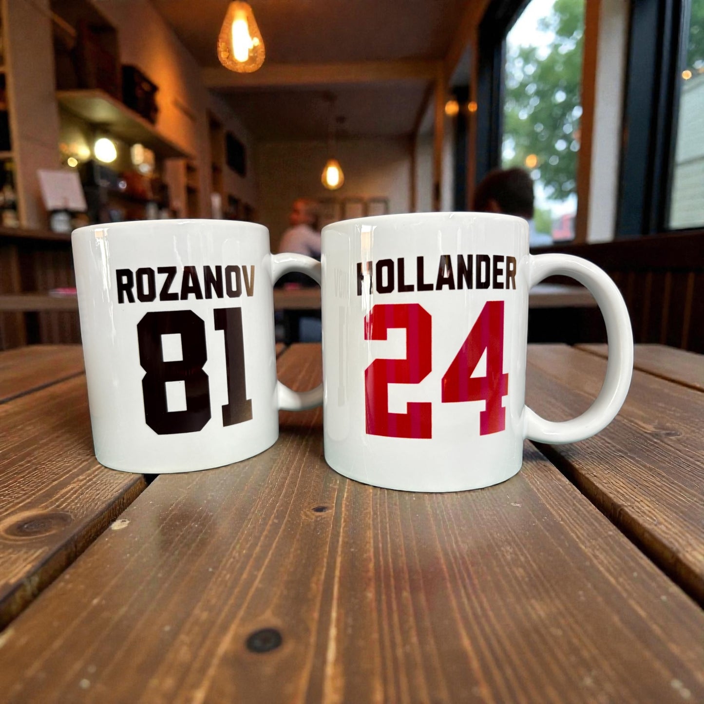 Juego de tazas inspirado en Heated Rivalry