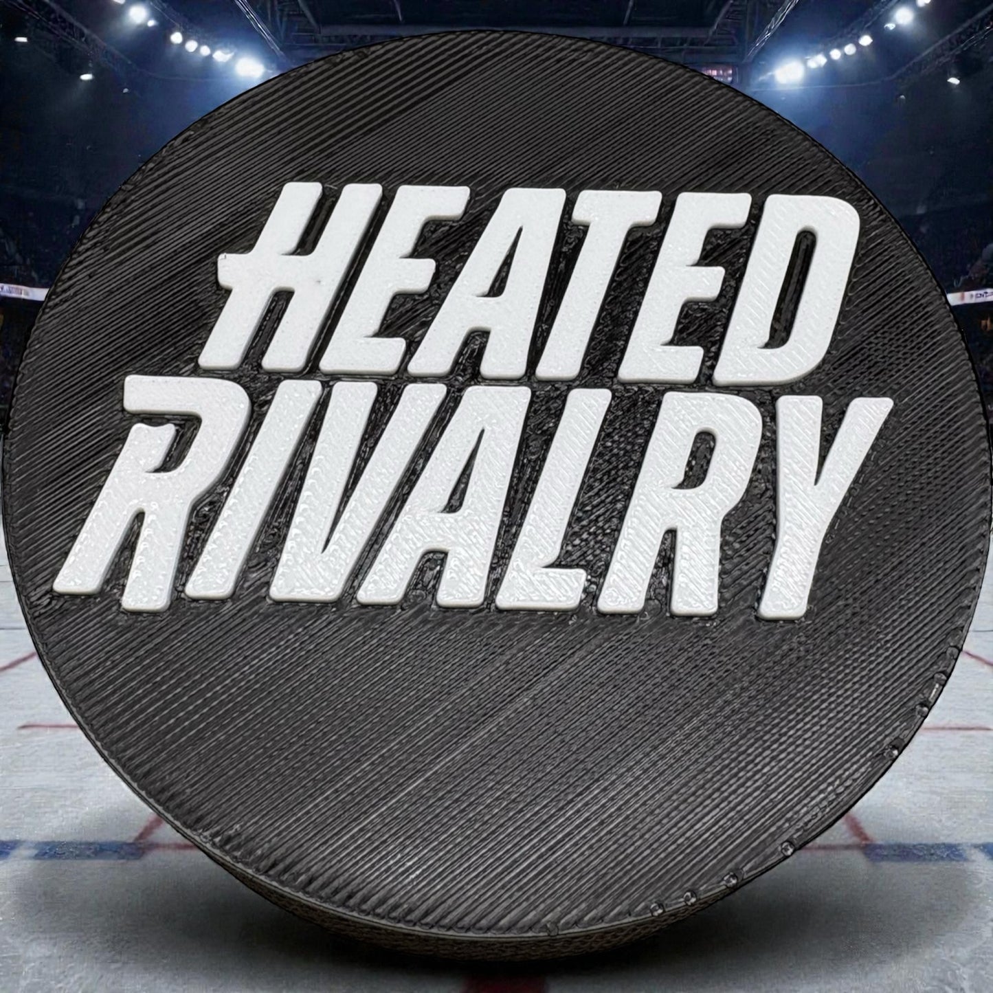 Puck y soporte decorativo